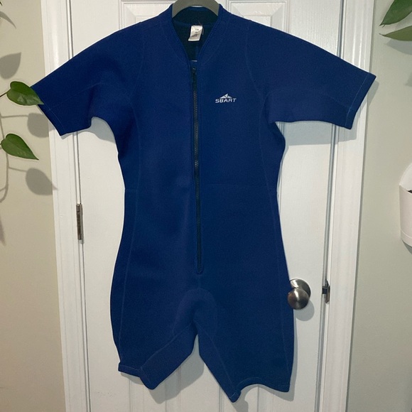 NWoT SBART Women Wet Suit Size XL Blue One Piece - Picture 1 of 7